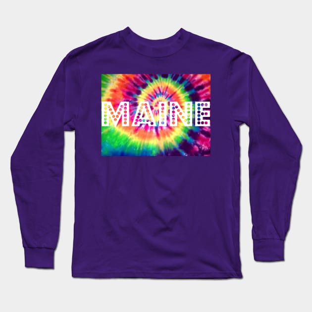 Maine Long Sleeve T-Shirt by ARTWORKandBEYOND